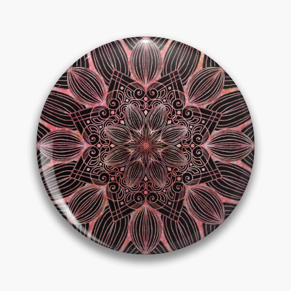 Item preview, Mandala Etching 2.15.23, Pink and Black  designed and sold by Kristi Duggins.