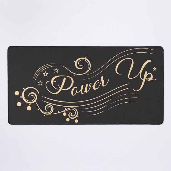 Item preview, vintage minimalist design with ornament and power up lettering designed and sold by satriyanto.