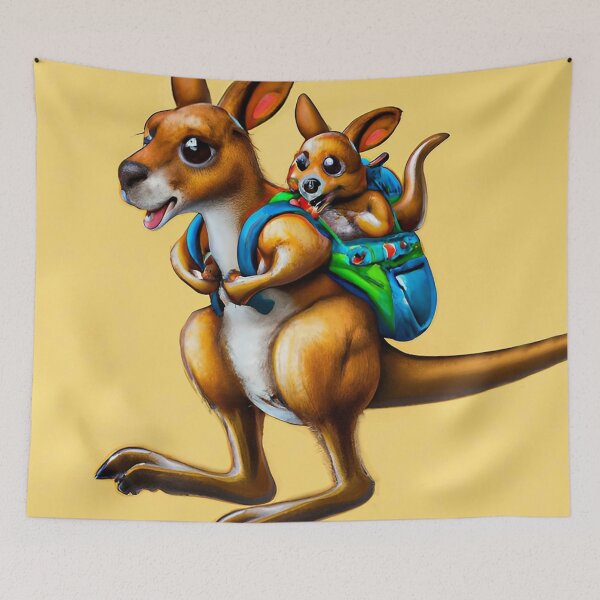 Item preview, Kanagroo backpack designed and sold by Steeshirts.
