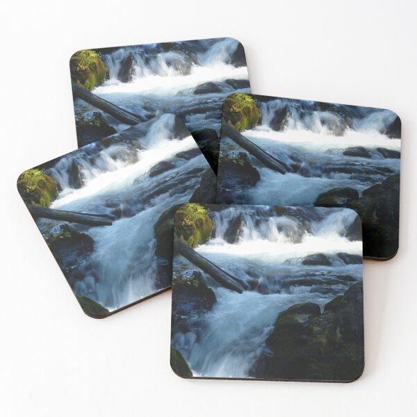 Item preview, Late Afternoon Sun On Sol Duc Falls designed and sold by Elaine Bawden.