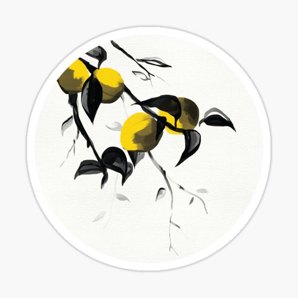 Plums Turn Yellow Sticker