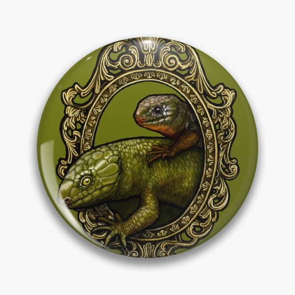 Artikelvorschau, Herp Cameo: Salomon-Inseln-Skinke (Die Echsenfamilie) entworfen und verkauft von FreyStrandDraws.