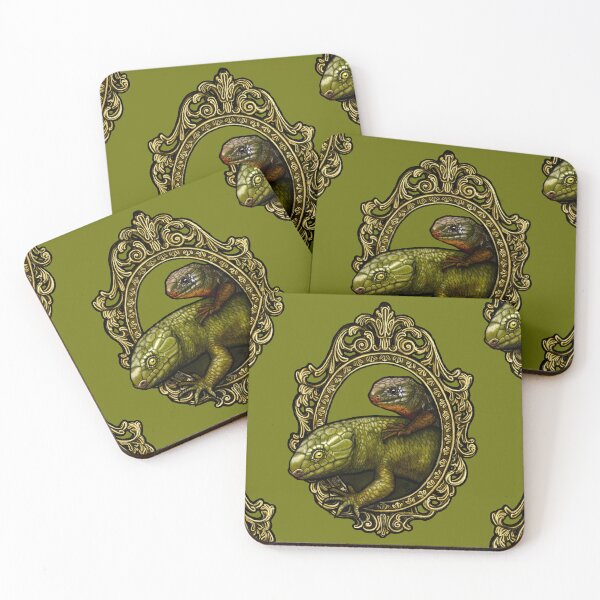 Item preview, Herp Cameo: Solomon Islands Skinks (The Family Lizard) designed and sold by FreyStrandDraws.
