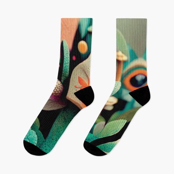 Item preview, a close up of a fake plant with eyes on it designed and sold by DesignAtYO.