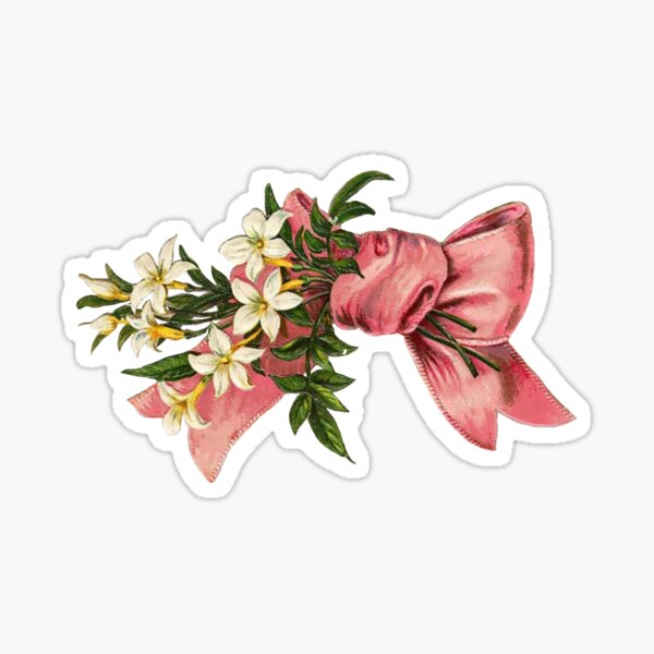Artikel-Vorschau von Kokette Vintage Schleife mit Blumen, designt und verkauft von Pixiedrop.