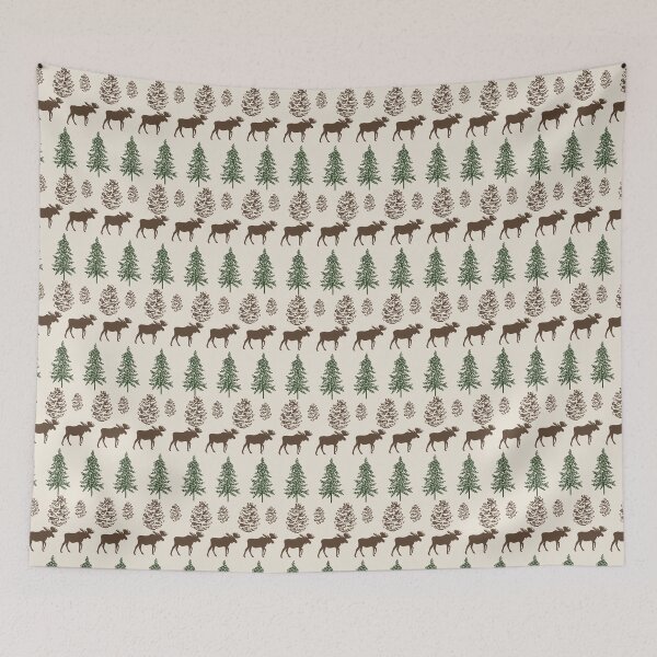 Item preview, Conos de pino de alce beige designed and sold by LifeNonchalant.
