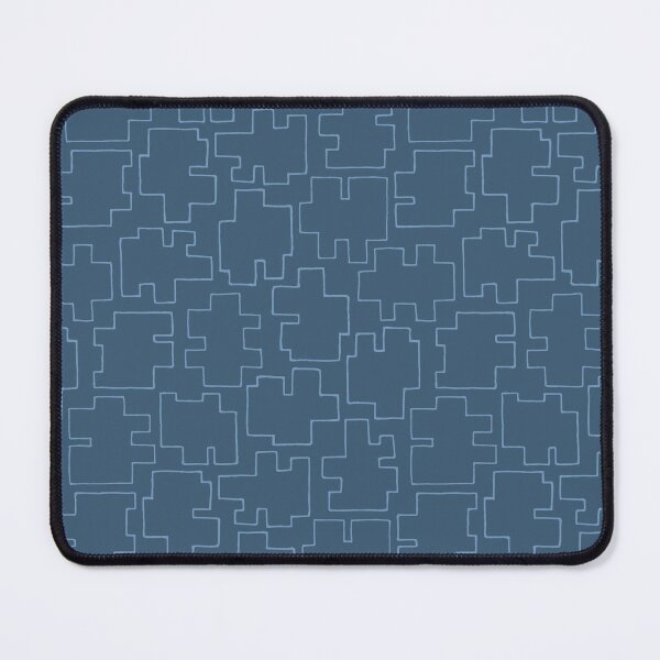 Item preview, Geo Puzzle – Steel & Blue designed and sold by natmytype.