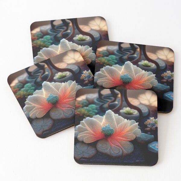 Item preview, a close up of a flower on a table designed and sold by DesignAtYO.