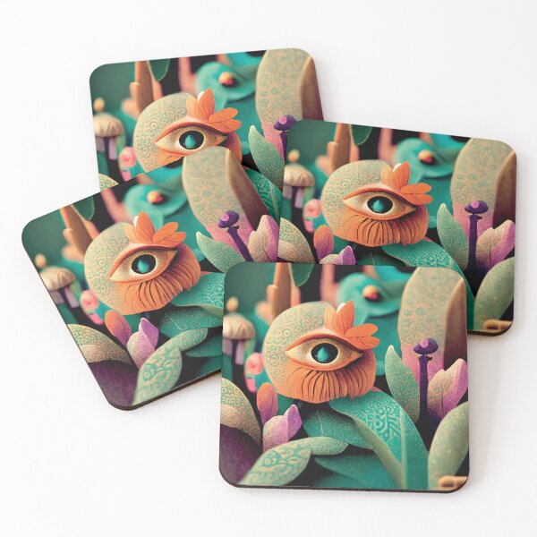 Item preview, a close up of a plant with an eye on it designed and sold by DesignAtYO.