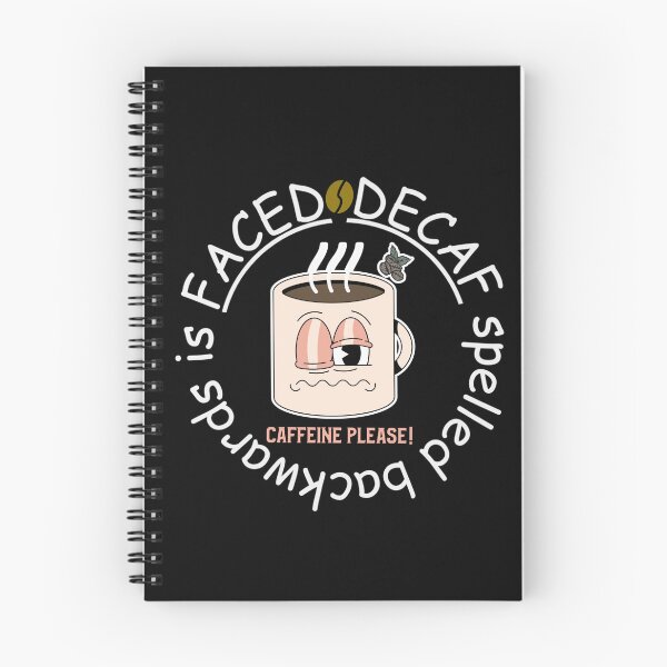 Item preview, Decaf Coffee Spelled Backwards Funny Design designed and sold by InspiredForever.
