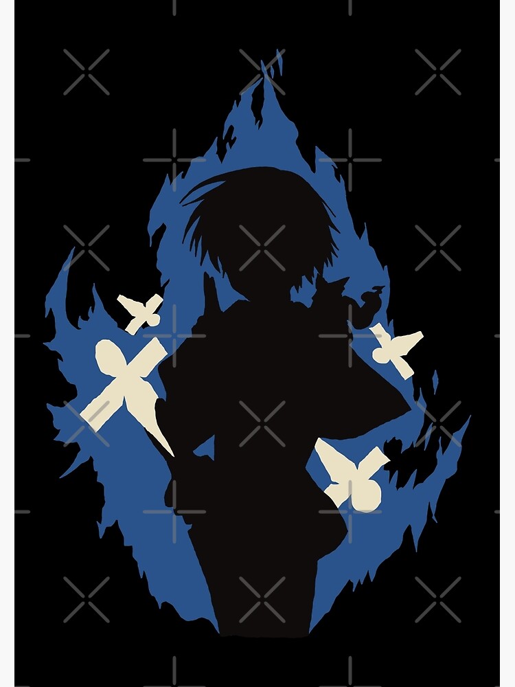 Seika Lamprogue Fire Aura with His Shikigami from The Reincarnation of the  Strongest Exorcist in Another World or Saikyou Onmyouji no Isekai Tenseiki  in Cool Simple Silhouette (Transparent) Greeting Card for Sale