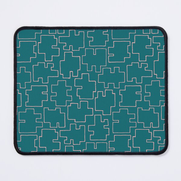 Item preview, Geo Puzzle – Teal & Bubblegum designed and sold by natmytype.