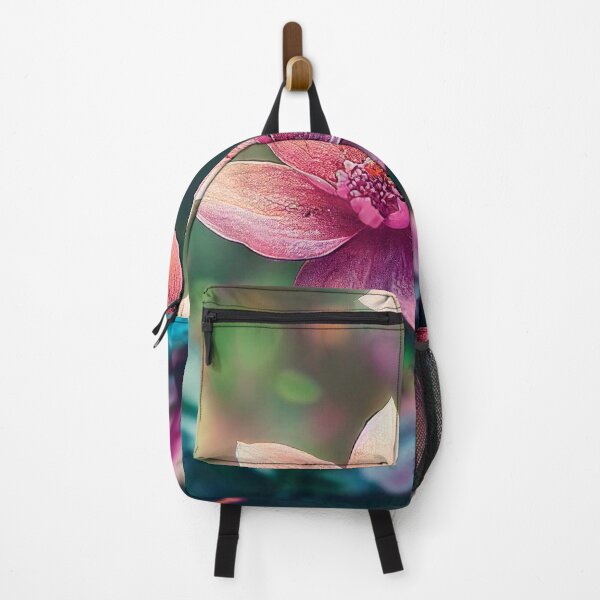 Item preview, two pink flowers with green leaves in the background designed and sold by DesignAtYO.