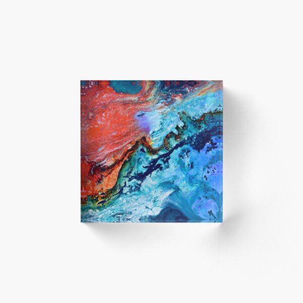 Magie abstraite 10 Bloc acrylique
