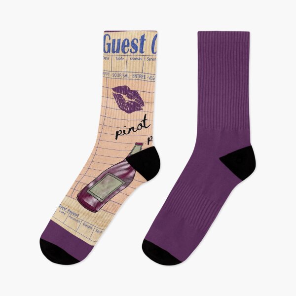 Item preview, Pinot Noir Y2k Pink Guest Check Print designed and sold by Femme Pastel Collective.