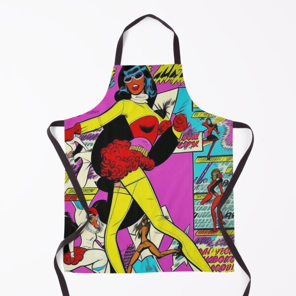 Item preview, Retrofuturism Black Lady Superhero Fashion Comic Book Cover designed and sold by Klickpicks.