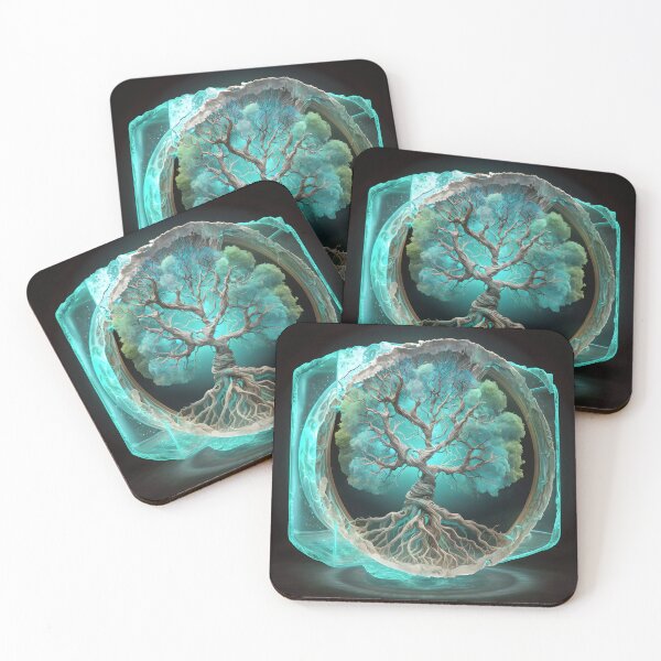 Item preview, Cubic Orb Encased Tree of Life Geode designed and sold by KazNebel.