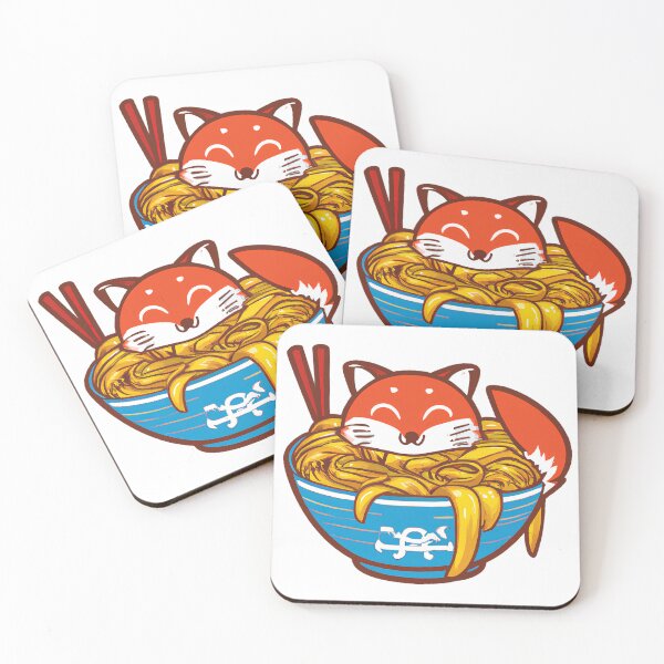 Item preview, Kawaii Kitsune Noodle v1 designed and sold by Flo W.