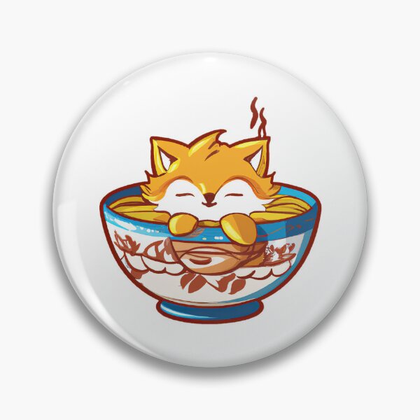Item preview, Kawaii Kitsune Noodle v2 designed and sold by Flo W.