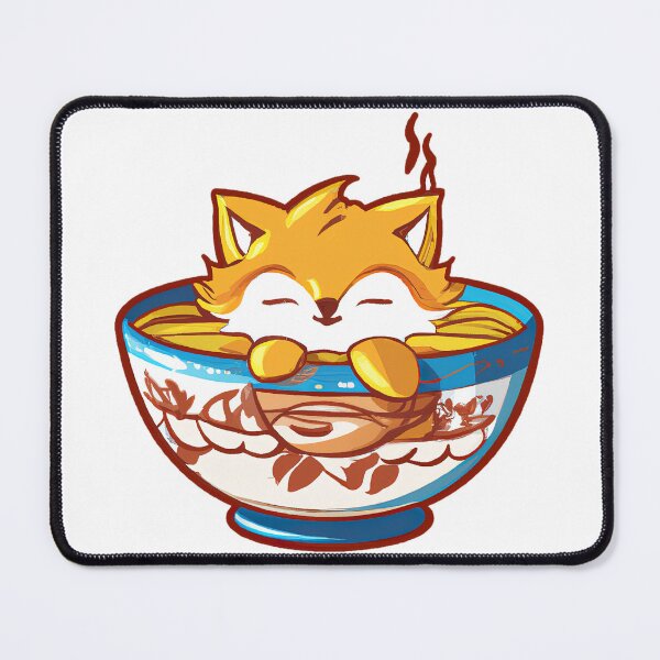Item preview, Kawaii Kitsune Noodle v2 designed and sold by Flo W.