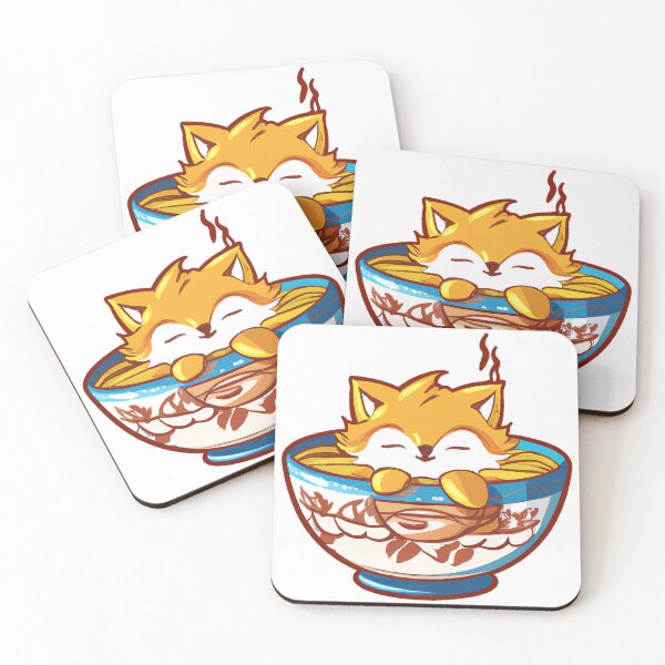 Item preview, Kawaii Kitsune Noodle v2 designed and sold by Flo W.