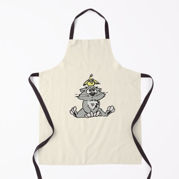Item preview, Hand-drawn Ink Art. Fun Cat' Story. Cat & Bird designed and sold by DigiPicStock.