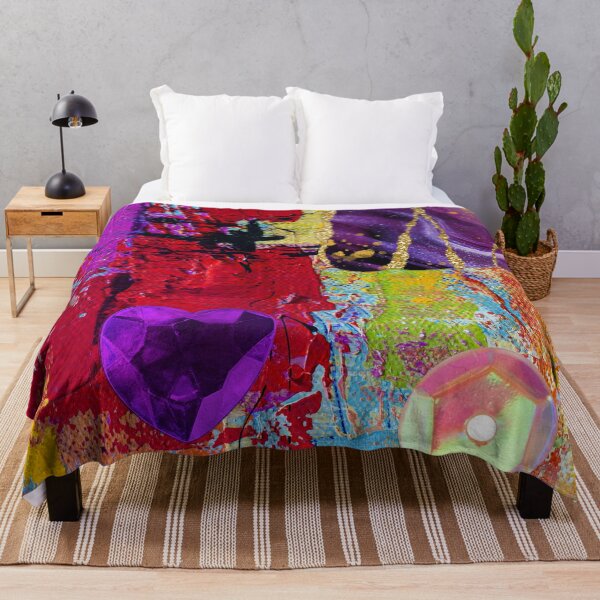 Item preview, Red and Purple Abstract designed and sold by tomorrowsart.