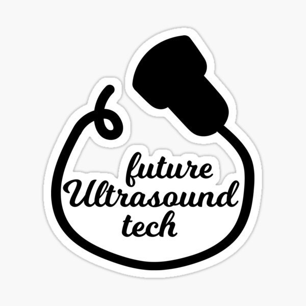 "Future ultrasound tech" Sticker by megnance27 Redbubble