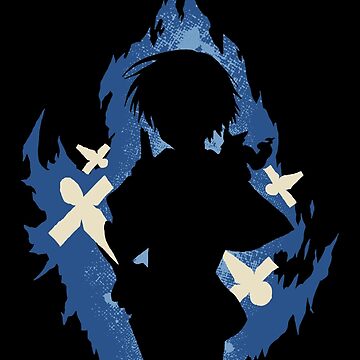 Seika Lamprogue Fire Aura with His Shikigami from The Reincarnation of the  Strongest Exorcist in Another World or Saikyou Onmyouji no Isekai Tenseiki  in Cool Simple Silhouette (Transparent) Art Print for Sale