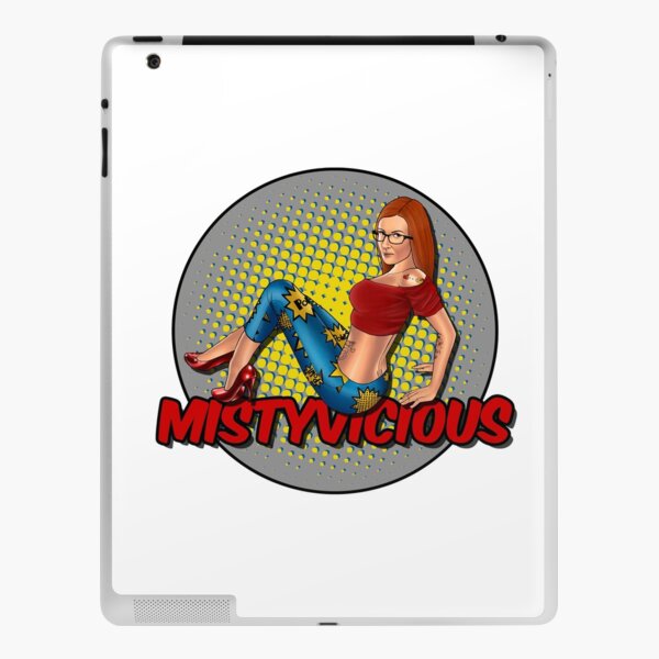 Pop Art Misty (with background) iPad Skin