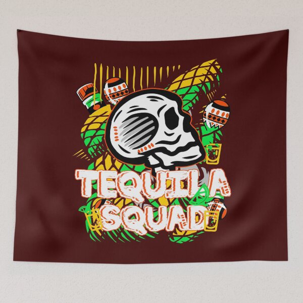 Item preview, Tequila Party Squad cool skull designed and sold by vibeno1.