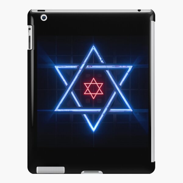Star of David cyberpunk 2099 blade runner 2049 neon iPad Snap Case