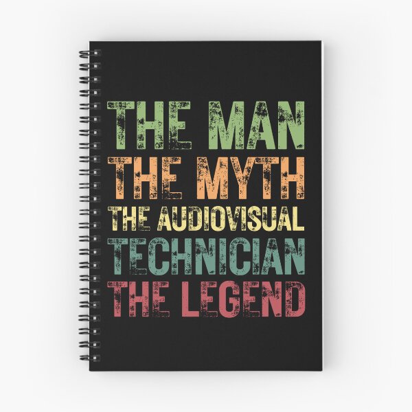 Item preview, The Man The Myth The Audiovisual Technician The Legend designed and sold by Crafty-Mornings.