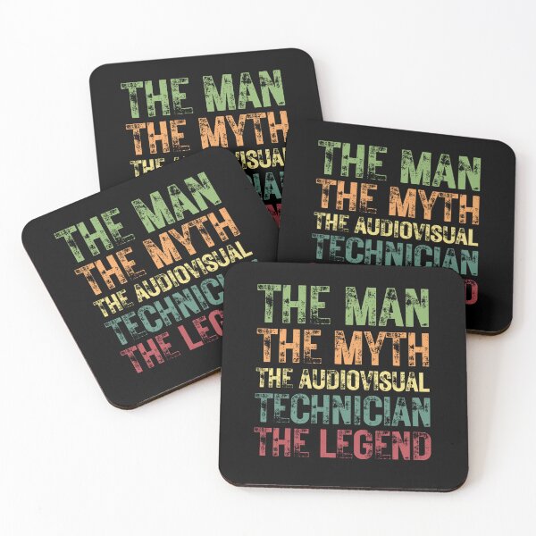 Item preview, The Man The Myth The Audiovisual Technician The Legend designed and sold by Crafty-Mornings.