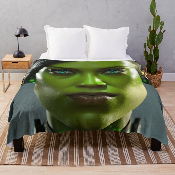 Item preview, Green Alien Commander Lady designed and sold by PopOptikal.