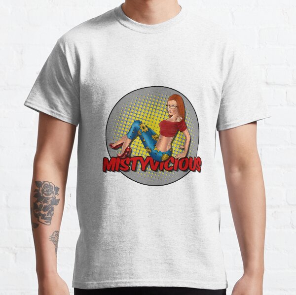 Pop Art Misty (with background) Classic T-Shirt