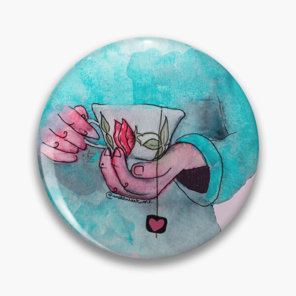 Item preview, Turquoise Cupf Of Tea designed and sold by anablueartwork.