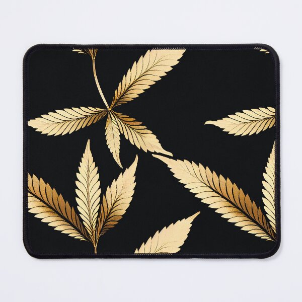 Item preview, Luxury golden Cannabis(Weed) decoration  designed and sold by MrLacarte.