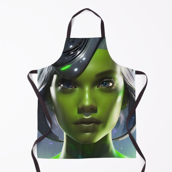 Item preview, Green Alien Princess designed and sold by PopOptikal.