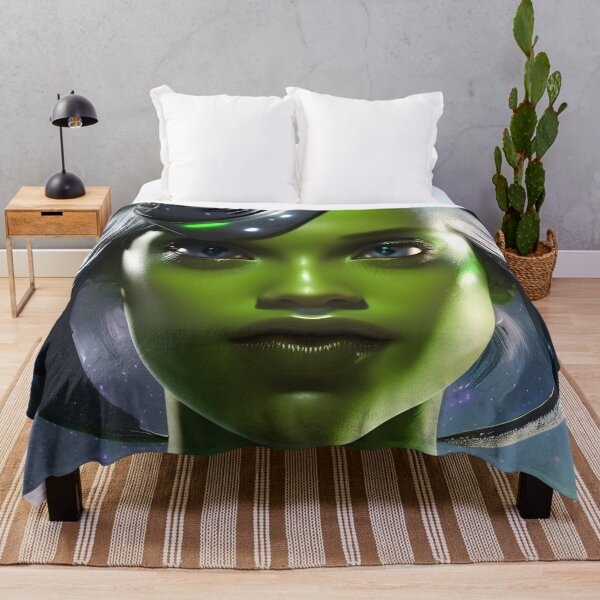Item preview, Green Alien Princess designed and sold by PopOptikal.