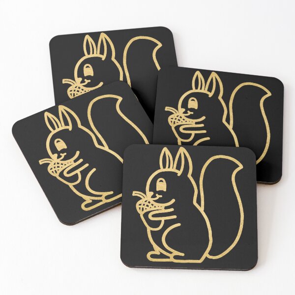 Item preview, Cute Little Baby Squirrel - Gold designed and sold by LadySquiggle.