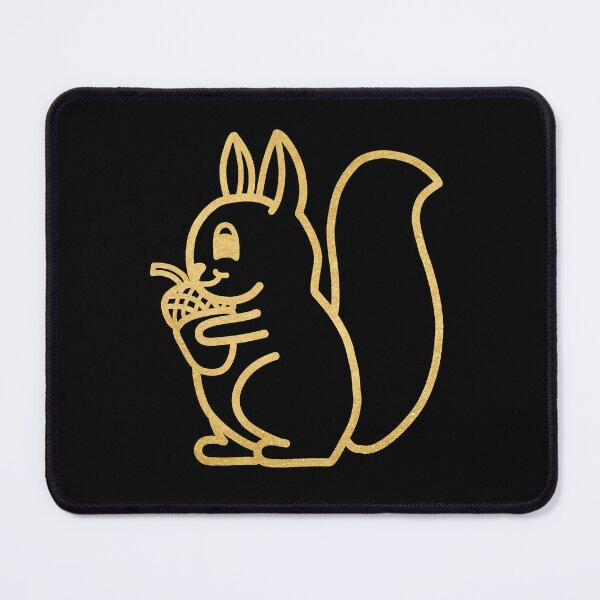 Item preview, Cute Little Baby Squirrel - Gold designed and sold by LadySquiggle.