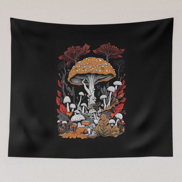 Item preview, Botanical Autumn Mushroom designed and sold by Wolka.