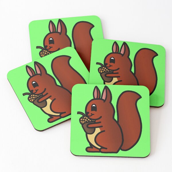 Item preview, Cute Little Baby Squirrel - Colour designed and sold by LadySquiggle.