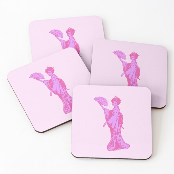 Item preview, Elegant japanese lady with traditional fan designed and sold by pinkyfish1010.