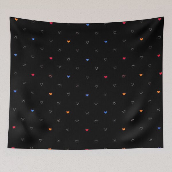 Item preview, Armenian Patterns in red blue and orange designed and sold by doniainart.