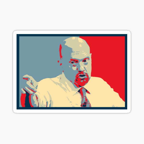 Vista previa del artículo con la obra «Diseño de Jim Cramer», diseñado y vendido por Investor-Store.