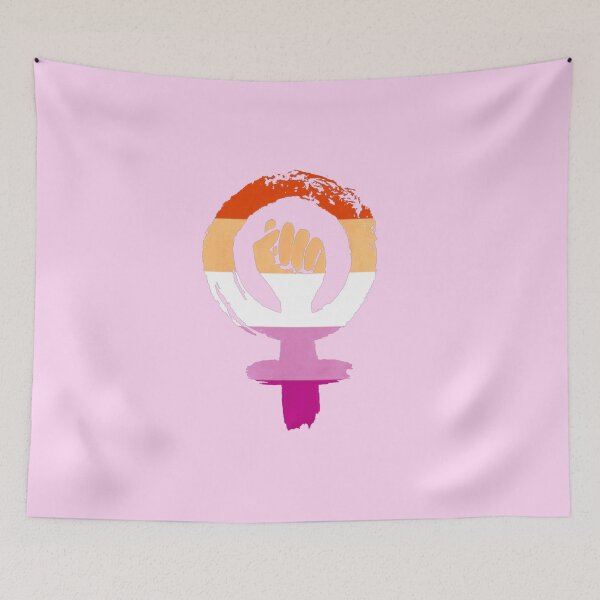 Item preview, Lesbian Feminist Fist  designed and sold by everything4eva.