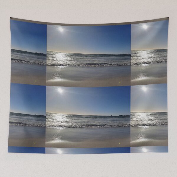 Item preview, Blue skies at camps bay beach designed and sold by Weather gifts .