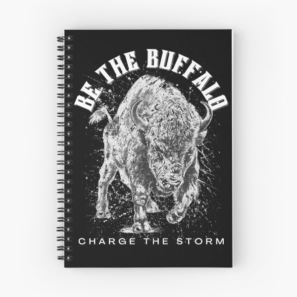 Item preview, Be the Buffalo - Charge the Storm Bold Dark designed and sold by dutchlovedesign.